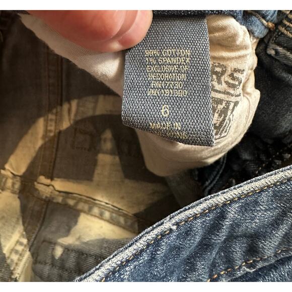 Converse One Star Jeans Women Size 6 Straight Leg - Picture 3 of 7